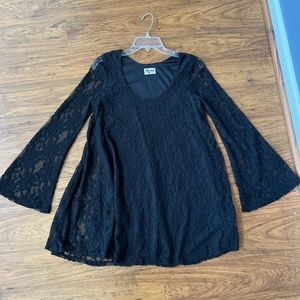 Show Me Your Mumu, Size Small, Fannie Flow Black Lace Dress